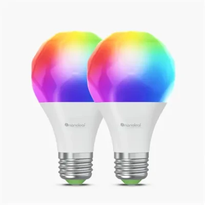 Nanoleaf Essentials Smart A60 Bulb Matter WiFi 900Lm 2700-6500K, 2pcs pack  |  E27  |  9 W  |  RGBCW