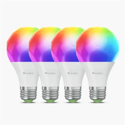 Nanoleaf Essentials Smart A60 spuldze Matter WiFi 900Lm 2700-6500K, 4 gab. iepakojums  |  E27  |  9 W  |  RGBCW