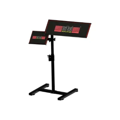 Next Level Racing  |  Floor stand  |  NLR-A012 Free Standing Keyboard and Mouse Stand  |  Height  |  Black
