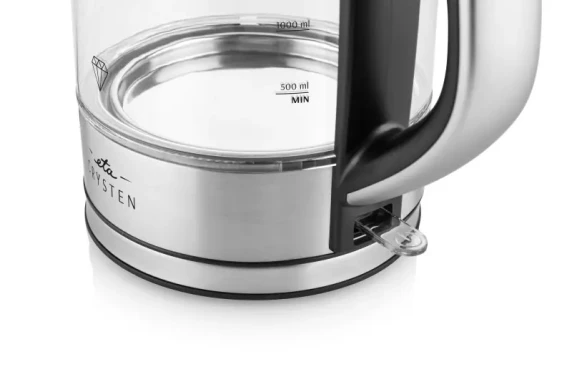 ETA Kettle  |  ETA415490000 Crysten  |  Electric  |  2100 W  |  1.7 L  |  Glass  |  360° rotational base  |  Glass