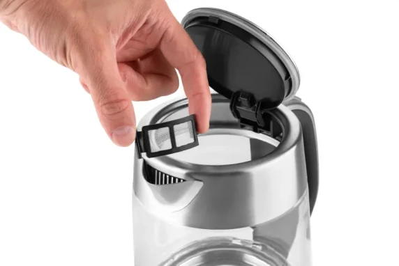 ETA Kettle  |  ETA415490000 Crysten  |  Electric  |  2100 W  |  1.7 L  |  Glass  |  360° rotational base  |  Glass