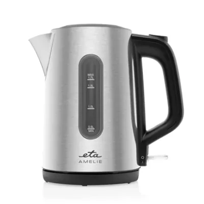 ETA Kettle  |  ETA959990000 Amelie  |  Electric  |  2200 W  |  1.7 L  |  Stainless Steel  |  360° rotational base  |  Stainless Steel