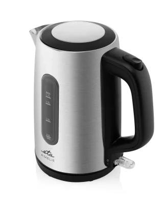 ETA Kettle  |  ETA959990000 Amelie  |  Electric  |  2200 W  |  1.7 L  |  Stainless Steel  |  360° rotational base  |  Stainless Steel