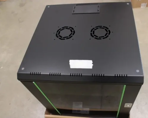 IZPĀRDOŠANA. Digitus 12U Wall Mounting Cabinet, Unique Series - 600x600 mm, Black  |  Digitus  |  Wall Mounting Cabinet Unique Series  |  DN-19 12U-6 / 6-SW  |  DAMAGED PACKAGING, SCRATCHES ON EDGES AND SIDE  |  Black  |  60 x 60 cm