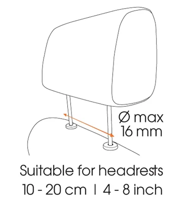Vogels TMS 1020 Tablet Car Pack  |  Tilt  |  7-13 "  |  Maximum weight (capacity) 1 kg  |  Black