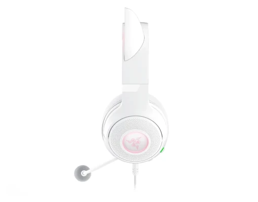 Наушники Razer  |  Kraken Kitty V2  |  Проводные  |  Накладные  |  Микрофон  |  Шумоподавление  |  Белый
