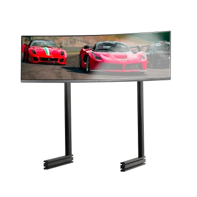 Next Level Racing Floor stand  |  ELITE Free Standing Single Monitor Stand  |  Vertical adjustment  |  65 "  |  Black
