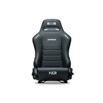 Next Level Racing  |  Premium PU āda  |  Atpakaļslīdošs sēdeklis  |  ERS3 Elite  |  Melns