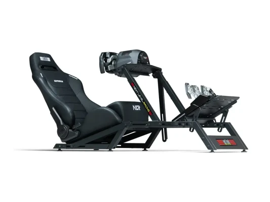 Next Level Racing  |  Premium PU āda  |  Atpakaļslīdošs sēdeklis  |  ERS3 Elite  |  Melns