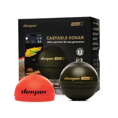 Deeper Smart Sonar Chirp+3  |  Сонар  |  Wi-Fi  |  Коричневый Зеленый