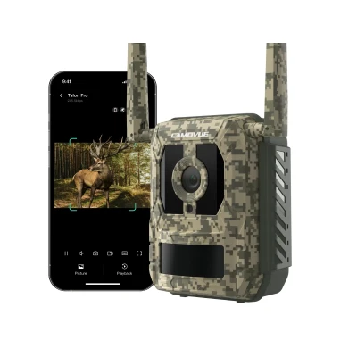 Reolink  |  4K 4G Cellular Trail Camera with Live Streaming  |  Talon Series S130  |  Trail  |  8 MP  |  4mm / F1.6  |  IP67  |  H.265  |  MicroSD Card, up to 256 GB