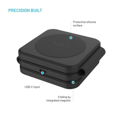 Fixed  |  Wireless Foldable Charger 3in1 Flex for Samsung  |  FIXFLE-SA-BK  |  Black