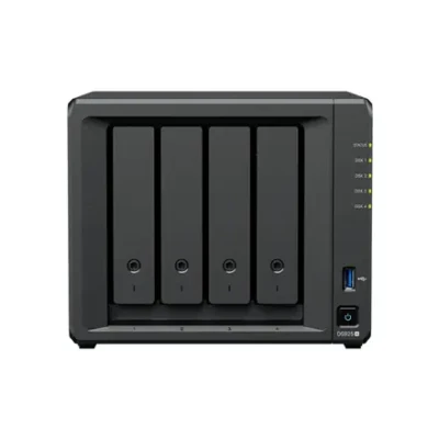 Synology NAS  |  DS925+  |  AMD Ryzen  |  V1500B  |  Processor frequency 2.2 GHz  |  4 GB  |  DDR4 ECC SODIMM  |  Black