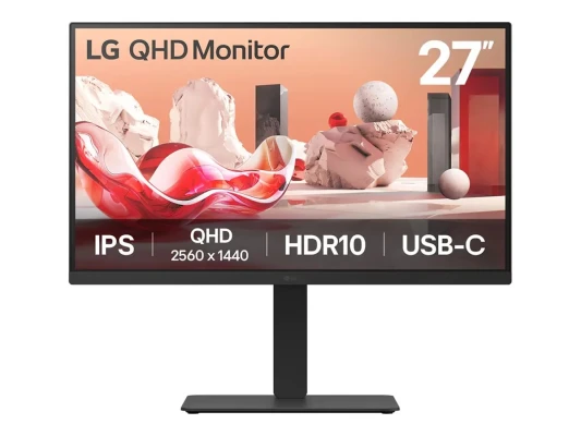 LG  |  27BA75QB-B  |  27 "  |  IPS  |  16:9  |  100 Hz  |  5 ms  |  2560 x 1440 pixels  |  280 cd / m²  |  HDMI ports quantity 1  |  Black