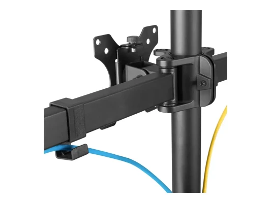 Neomounts Desk Mount  |  FPMA-D550D3BLACK Monitor Arm  |  Adjustable Height, Rotate, Tilt, Swivel  |  10-27 "  |  Maximum weight (capacity) 6 kg  |  Black