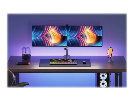 Neomounts Desk Mount  |  FPMA-D550DBLACK Monitor Arm  |  Adjustable Height, Rotate, Tilt, Swivel  |  10-32 "  |  Maximum weight (capacity) 8 kg  |  Black