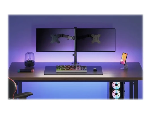 Neomounts Desk Mount  |  FPMA-D550DBLACK Monitor Arm  |  Adjustable Height, Rotate, Tilt, Swivel  |  10-32 "  |  Maximum weight (capacity) 8 kg  |  Black