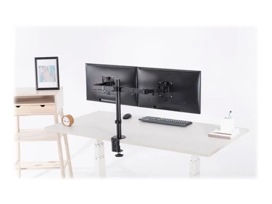 Neomounts Desk Mount  |  FPMA-D550DBLACK Monitor Arm  |  Adjustable Height, Rotate, Tilt, Swivel  |  10-32 "  |  Maximum weight (capacity) 8 kg  |  Black