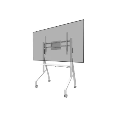 Neomounts Floor stand  |  FL50-525WH1 TV trolley  |  Adjustable Height  |  55-86 "  |  Maximum weight (capacity) 76 kg  |  White
