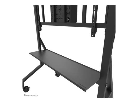 Neomounts Floor stand  |  FL50-575BL1 TV trolley  |  Adjustable Height  |  65-110 "  |  Maximum weight (capacity) 125 kg  |  Black