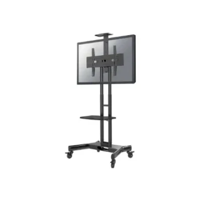 Neomounts Floor stand  |  NM-M1700BLACK TV trolley  |  Adjustable Height  |  32-75 "  |  Maximum weight (capacity) 50 kg  |  Black