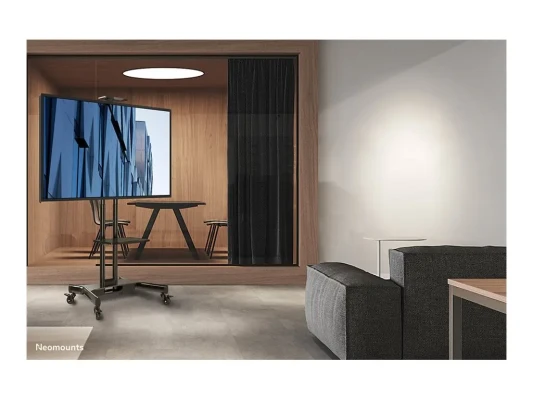 Neomounts Floor stand  |  NM-M1700BLACK TV trolley  |  Adjustable Height  |  32-75 "  |  Maximum weight (capacity) 50 kg  |  Black