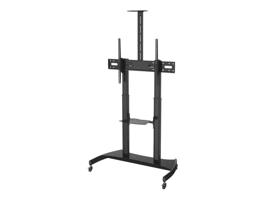 Neomounts Floor stand  |  PLASMA-M1950E TV trolley  |  Adjustable Height, Tilt  |  60-100 "  |  Maximum weight (capacity) 100 kg  |  Black