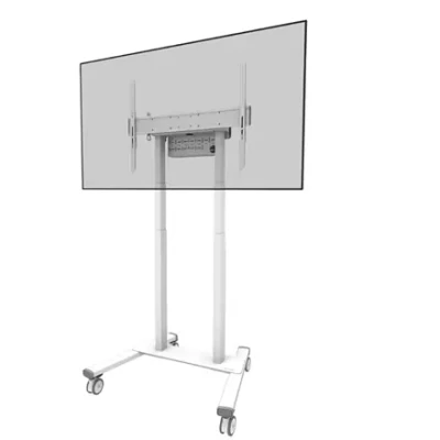 Neomounts Floor stand  |  FL55-875WH1 TV trolley  |  Adjustable Height  |  55-100 "  |  Maximum weight (capacity) 110 kg  |  White