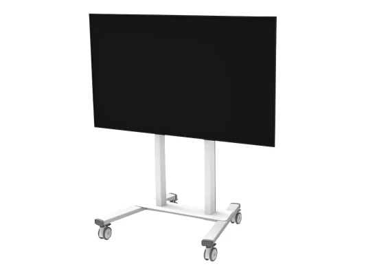 Neomounts Floor stand  |  FL55-875WH1 TV trolley  |  Adjustable Height  |  55-100 "  |  Maximum weight (capacity) 110 kg  |  White