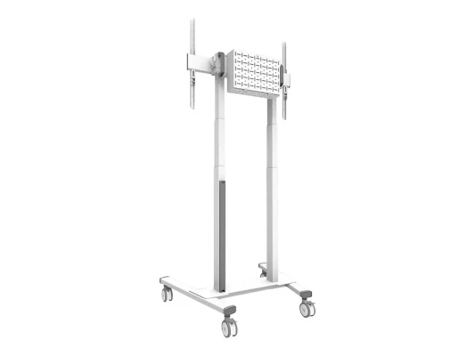 Neomounts Floor stand  |  FL55-875WH1 TV trolley  |  Adjustable Height  |  55-100 "  |  Maximum weight (capacity) 110 kg  |  White