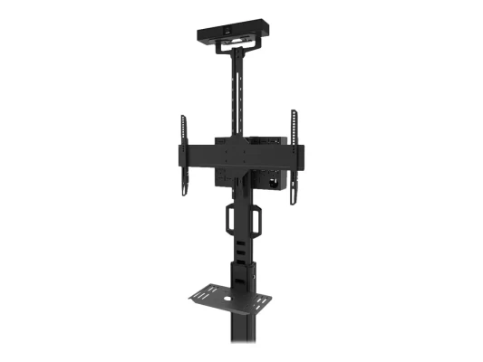 Neomounts AV1-825BL Videobar and multimedia kit - universal  |  Adjustable Height  |  Maximum weight (capacity) 9 kg  |  Black