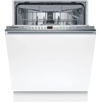 Bosch Dishwasher  |  SMV46KX12E  |  Built-in  |  Width 60 cm  |  Number of place settings 13  |  Number of programs 6  |  Energy efficiency class E  |  AquaStop function  |  White
