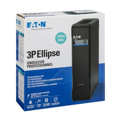 Eaton 3P Ellipse 1300 USB DIN  |  840 VA  |  1300 W