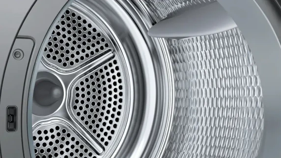 Bosch Dryer Machine with Heat Pump  |  WQG245DXSN  |  Energy efficiency class Class C  |  Front loading  |  9 kg  |  Condensation  |  LCD  |  Depth 61.3 cm  |  Grey