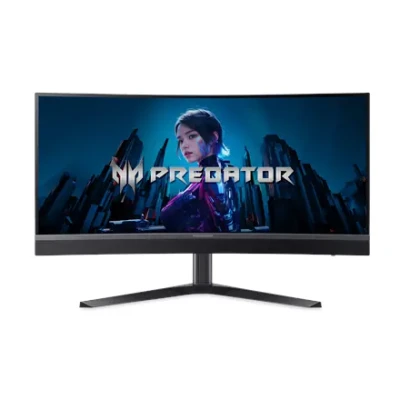 Acer  |  Predator X34 V3bmiiphuzx Series  |  34 "  |  VA  |  21:9  |  180 Гц  |  1 мс  |  3440 x 1440 пикселей  |  600 кд / м²  |  Количество HDMI портов 2  |  Черный