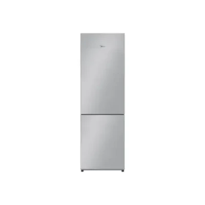 Midea Refrigerator  |  MDRB548MME46  |  Energy efficiency class E  |  Free standing  |  Combi  |  Height 186 cm  |  No Frost system  |  Fridge net capacity 271 L  |  Freezer net capacity 130 L  |  35 dB  |  Grey