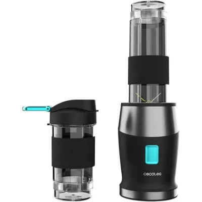 Cecotec Blender  |  Power Titanium 900 ProGo  |  Tabletop  |  900 W  |  Jar capacity 2x0.57 L  |  Ice crushing  |  Black