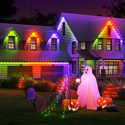 Nanoleaf Smart Multicolor Permanent Outdoor Lights Smarter Kit, 15m  |  16+ Million Colours