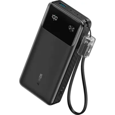 Anker Power Bank, B2B - Europe (excluded UK plug), 30 W  |  A1384G11  |  20000 mAh  |  Black