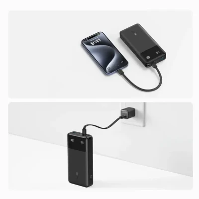 Anker Power Bank, B2B - Europe (excluded UK plug), 30 W  |  A1384G11  |  20000 mAh  |  Black