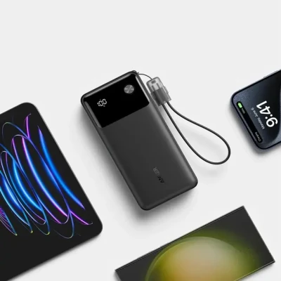 Anker Power Bank, B2B - Europe (excluded UK plug), 30 W  |  A1384G11  |  20000 mAh  |  Black
