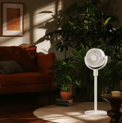 Xiaomi  |  Viedais stāvošais gaisa cirkulācijas ventilators ES  |  Stāvošais ventilators  |  Balts  |  Diametrs 32 cm  |  Ātrumu skaits 100  |  Oscilācija