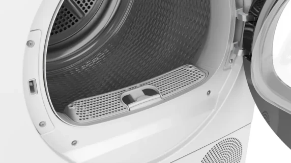 Bosch Dryer Machine with Heat Pump  |  WQG2450ISN  |  Energy efficiency class Class D  |  Front loading  |  9 kg  |  LCD  |  Depth 61.3 cm  |  White