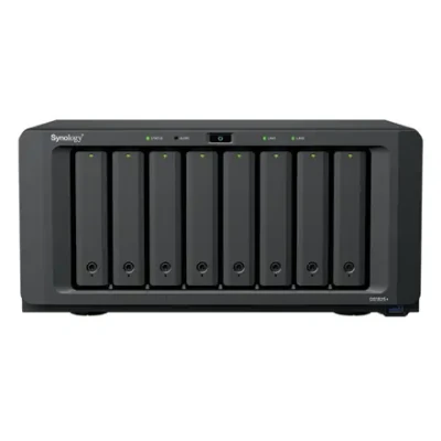 Synology DiskStation  |  DS1825+  |  AMD Ryzen  |  V1500B  |  8 GB  |  DDR4  |  Black