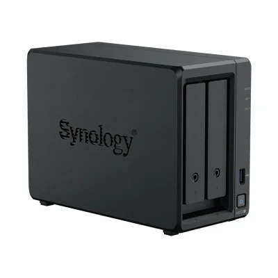 Synology DiskStation  |  DS725+  |  AMD Ryzen  |  R1600  |  4 GB  |  DDR4  |  Black