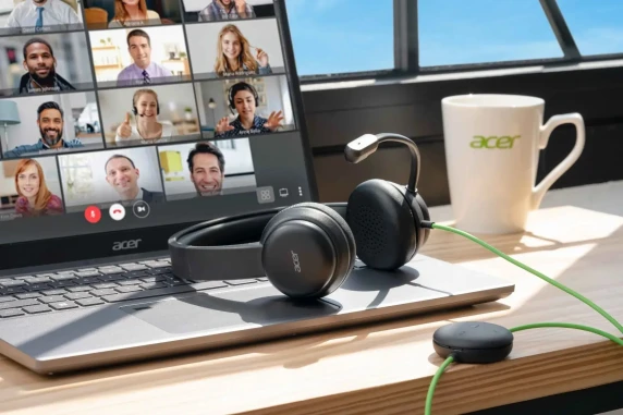 Acer Conference Headset  |  Built-in microphone  |  USB Type-A  |  Black