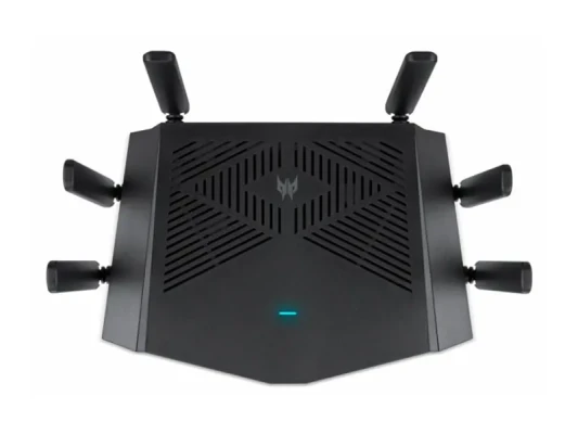 Acer Predator Connect W6x Router  |  AX6000  |  Wi-Fi 6  |  2.4 GHz, 5 GHz  |  2.5GbE  |  USB