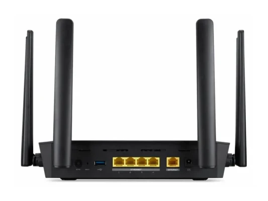 Acer Predator Connect W6x Router  |  AX6000  |  Wi-Fi 6  |  2.4 GHz, 5 GHz  |  2.5GbE  |  USB