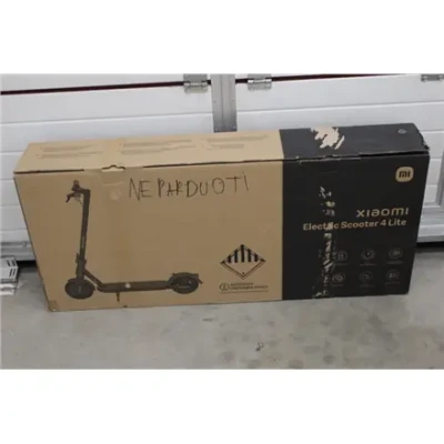 РАСПРОДАЖА. Xiaomi Electric Scooter 4 Lite EU  |  Xiaomi Electric Scooter 4 Lite EU  |  300 W  |  25 km / h  |  8.5 "  |  3 month(s)  |  Black  |  USED AS DEMO, SCRATCHED, DIRTY, DAMAGED PACKAGING