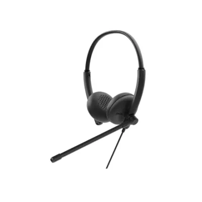 Dell  |  Austiņas  |  WH125  |  Iebūvēts mikrofons  |  USB Type-A  |  Melna